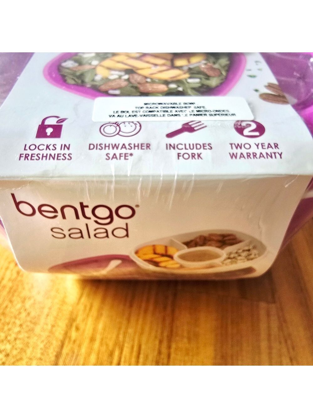 NEW! Bentgo All In One Stackable Salad Container 54 oz - Picture 3 of 7